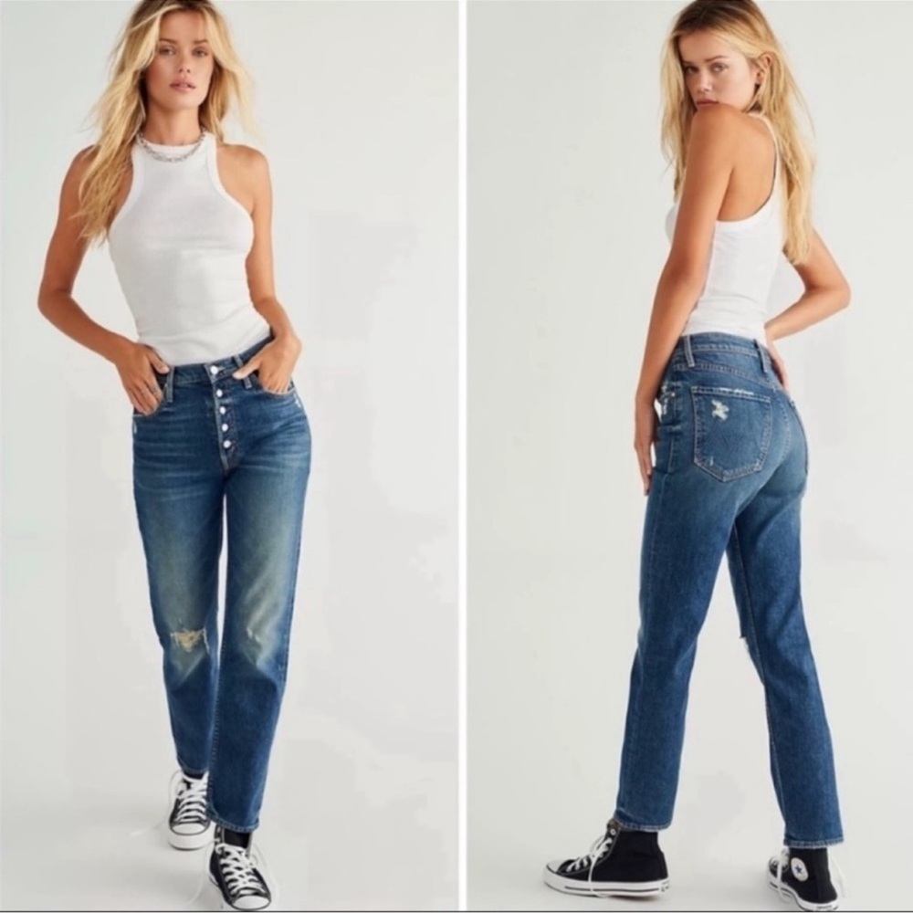 Mother Superior The Pixie Tomcat Ankle Jeans 
Born to bite 
size 24